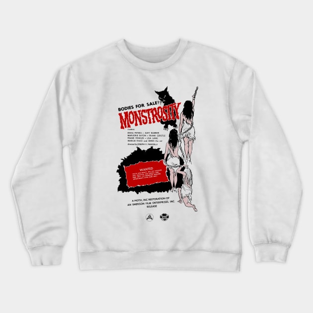 "Monstrosity" Vintage Design Crewneck Sweatshirt by MothInc